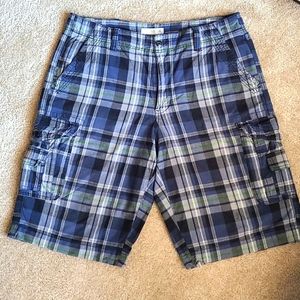Checkered Cargo Shorts by Route 66